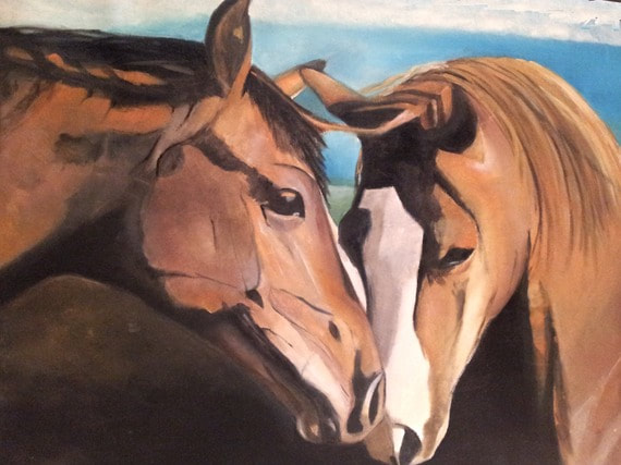 Horses by Lucia Rubini