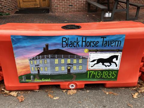 Black Horse Tavern painting by Denise Konicek