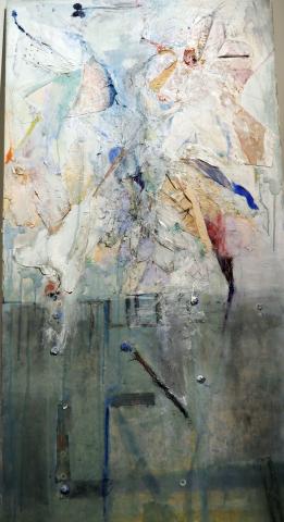 Abstract painting by MIchiko Katsumi