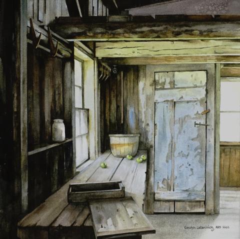 Watercolor by Carolyn Latanision