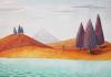 Dan Brenton painting: "Earth Blushing"
