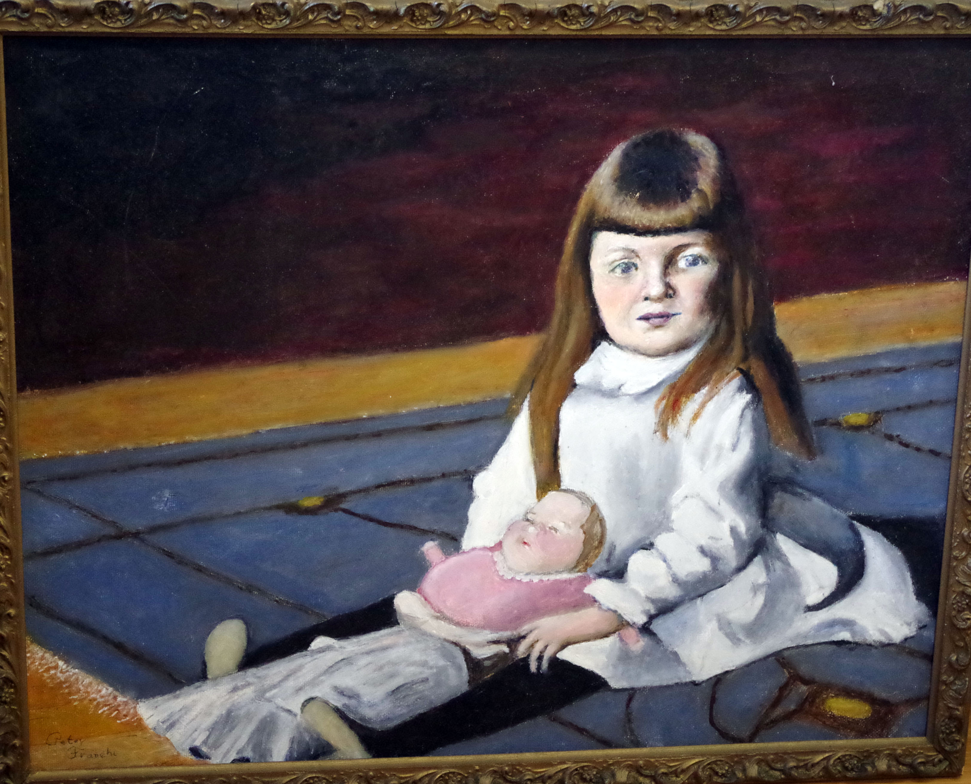 Girl with a doll