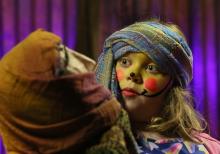 Puppet show about New Year's
